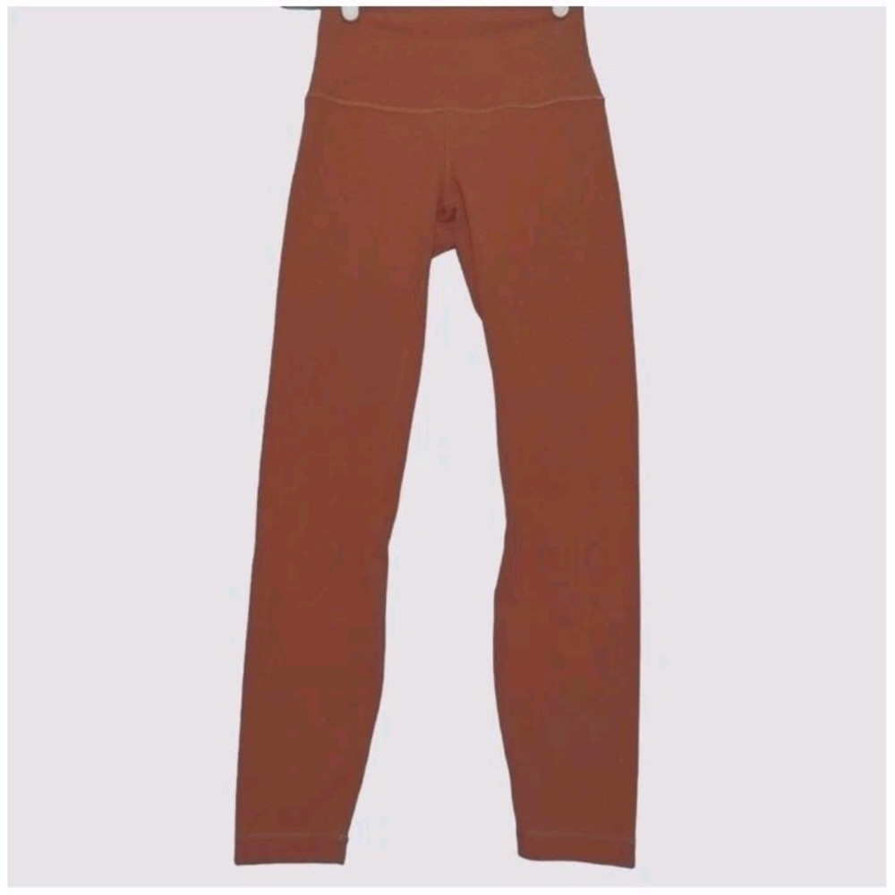Lululemon Wunder Under 25" Luxtreme Rustic Coral Women'ls 4 Legging Yoga Gym